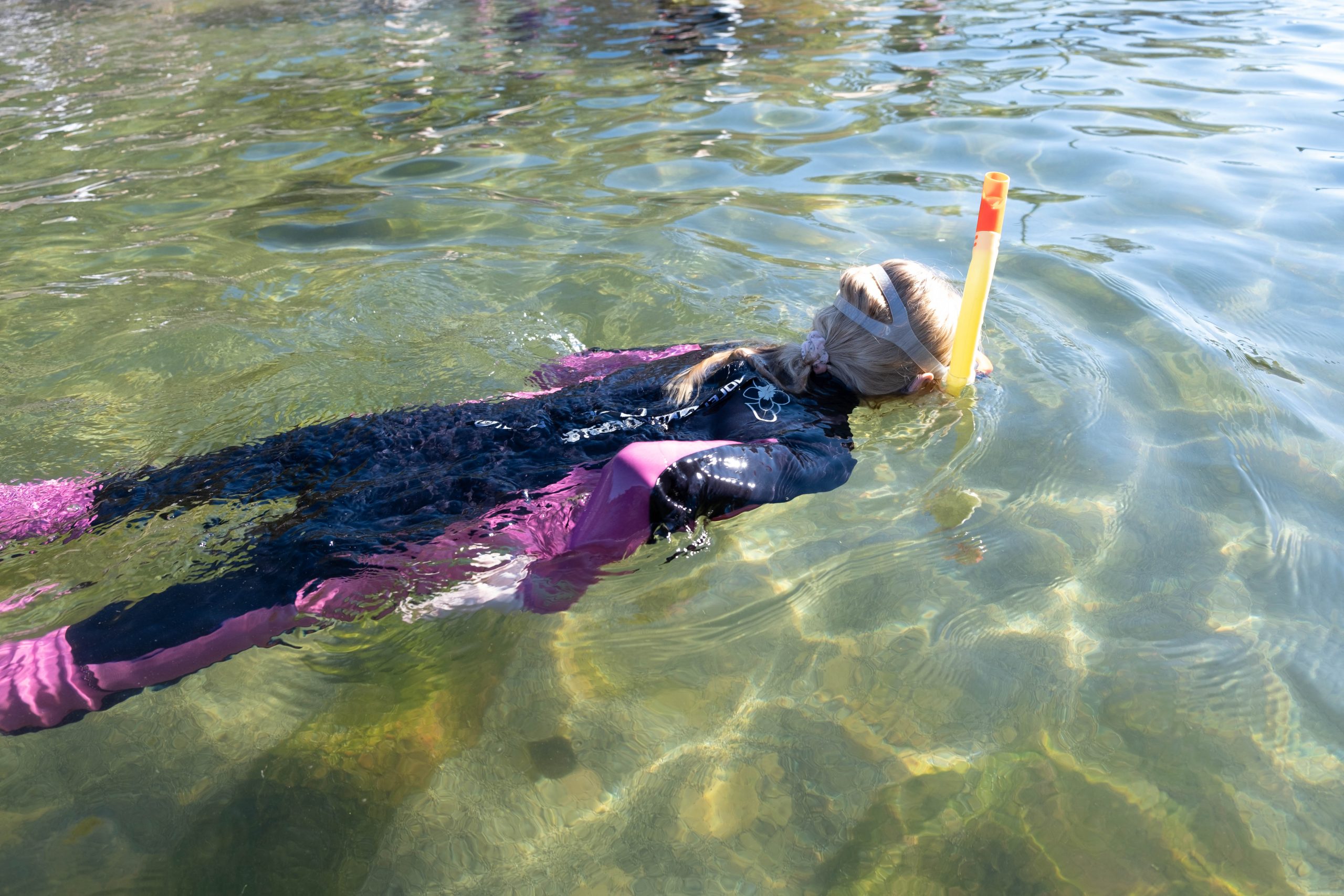 snorkel in the lagoon
